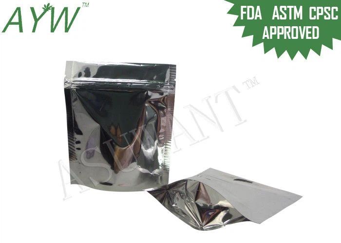 Stattu upp áluppseljanlegar filmupokar gljáandi hreinir fyrir te / kaffi