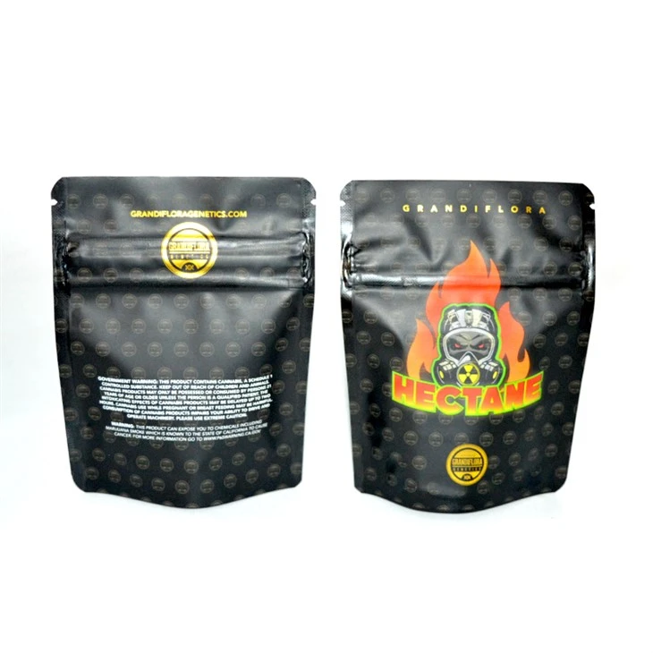 Dispensary Exit Edible Cookies Packaging Ziplock Custom Mylar Bags 3.5