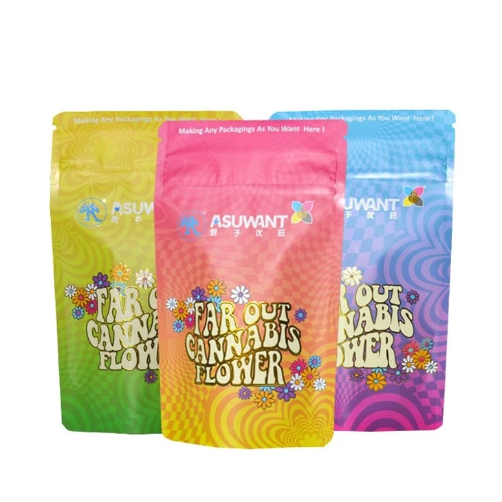 Laser Gold Foil Stamping Smell Proof Bags best